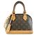 Borsa Louis Vuitton Monogram Alma BB Marrone
