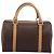 Céline Celine Boston Triomphe XL Coated Canvas Small Castaño - vista 3