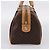 Céline Celine Boston Triomphe XL Coated Canvas Small Castaño - vista 4