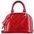 Louis Vuitton Alma BB Monogram Vernis Lackleder Handtasche Rot