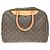 Louis Vuitton Deauville Monogram Canvas MM Marrom - vista 3