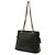 Borsa a tracolla Chanel in vitello grana nera Nero - vista 3