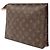 Louis Vuitton Monogram Pochette Toilette 26 Handbag Pouch Marrone Monogramma - vista 3