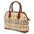 Bolsa BURBERRY Nova Check Shadow Horse Marrom Preto - vista 3