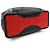 Borsa Christian Louboutin Damon Nero Rosso - vista 7