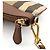 Clutch Burberry House Check Marrom Preto Bege - vista 6