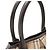Bolso Tote/Hombro Burberry Nova Check Negro Beige Burdeos Marrón oscuro - vista 6