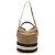 Borsa a tracolla Burberry Ashby Medium Hobo Nova Check Marrone Nero Rosso - vista 2