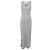 Loewe graues ärmelloses Maxi-Kleid in Rippstrick