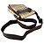 Borsa a tracolla Burberry in pelle PVC beige e marrone - vista 10