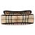 Borsa a tracolla Burberry in pelle PVC beige e marrone - vista 4