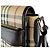 Borsa a tracolla Burberry in pelle PVC beige e marrone - vista 6