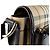 Borsa a tracolla Burberry in pelle PVC beige e marrone - vista 7