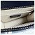 Borsa a tracolla Jimmy Choo Micro Avenue Quad in Denim Blue - vista 5