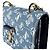 Borsa a tracolla Jimmy Choo Micro Avenue Quad in Denim Blue - vista 6
