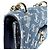 Borsa a tracolla Jimmy Choo Micro Avenue Quad in Denim Blue - vista 7