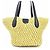 Bolso Coach de cuero y rafia Negro - vista 3