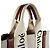 Chloé Woody Borsa a mano / Borsa a tracolla Small in tela e pelle Marrone - vista 11