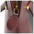 Borsa a mano Cartier in pelle bordeaux - vista 10
