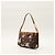 Louis Vuitton Pochette Accessoires Monogram Cherry Blossom Marrone Rosa Monogramma - vista 2