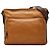 Borsa a tracolla Prada con placca logo triangolare Marrone Cammello