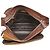 Borsa a tracolla Prada con placca logo triangolare Marrone Cammello - vista 8
