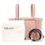Borsa Bucket Bag Micro Valextra in pelle e lana shearling Rosa Borsa a mano 2 vie - vista 2