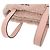 Borsa Bucket Bag Micro Valextra in pelle e lana shearling Rosa Borsa a mano 2 vie - vista 7
