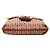 Borsa a tracolla Fendi Zucchino Rosso Beige - vista 3