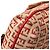 Borsa a tracolla Fendi Zucchino Rosso Beige - vista 4