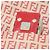 Borsa a tracolla Fendi Zucchino Rosso Beige - vista 8