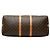 Louis Vuitton Monogram Keepall Bandoulière 55 Boston Bag Marrone - vista 3