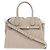 Mini mala de shearling Valextra Milano Bege