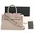 Mini mala de shearling Valextra Milano Bege - vista 2