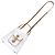 Borsa a tracolla verticale in pelle rigida 2-Way Vivienne Westwood Bianco - vista 3