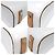 Borsa a tracolla verticale in pelle rigida 2-Way Vivienne Westwood Bianco - vista 4