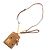 MCM Visetos Brown Mini Shoulder Bag Marrom - vista 4