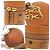MCM Visetos Brown Mini Shoulder Bag Marrom - vista 8