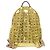 Zaino in pelle goffrata oro MCM D'oro - vista 2