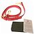 Bolso de mano de cuero rojo 2-Way MCM Logo Roja - vista 5