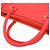 Bolso de mano de cuero rojo 2-Way MCM Logo Roja - vista 8