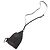 Borsa a spalla mini in pelle nera Christian Louboutin LOUBIFUNK Nero - vista 6