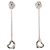 Autre Marque Tiffany & Co. Ag925 Diamant-Herzstecker