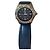 Relógio Breitling Callisto em aço inoxidável e couro azul Hardware prateado