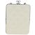 Clutch Chanel CC Frame com corrente em pele de cordeiro acolchoada e plexiglass Branco - vista 2