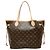Sac Cabas Louis Vuitton Monogram Neverfull MM Marron Rose