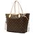 Sac Cabas Louis Vuitton Monogram Neverfull MM Marron Rose - vue 2