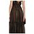 Zimmermann Vestido Maxi a Rayas Castaño Negro Dorado - vista 6
