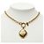 Colar com Pendente de Corrente Chanel Cambon Dourado - vista 7