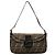 Borsa a tracolla Fendi Zucca Mamma Baguette Marrone